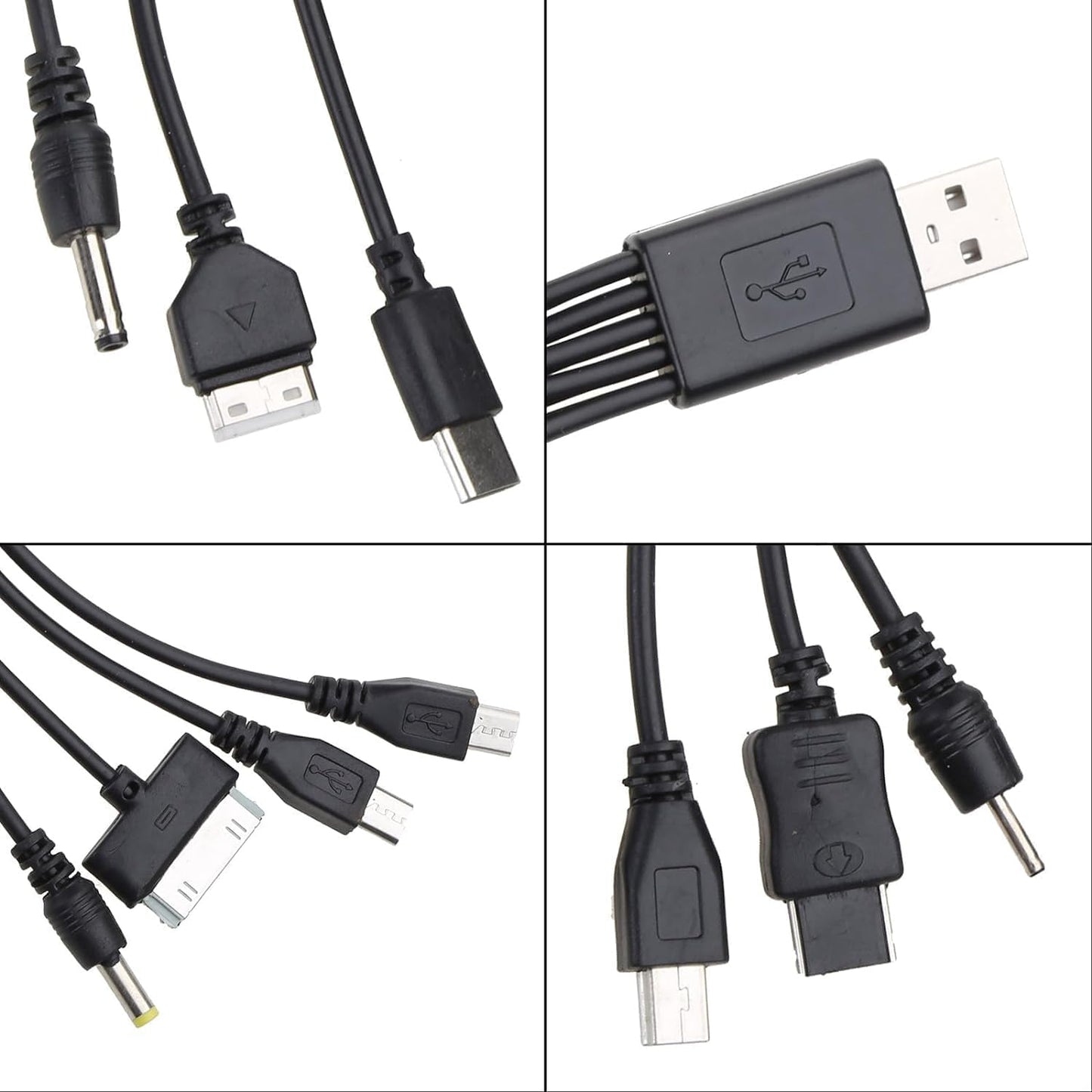 10 in 1 USB 20cm/7.87'' Universal Multi Charger USB Data Cable 2