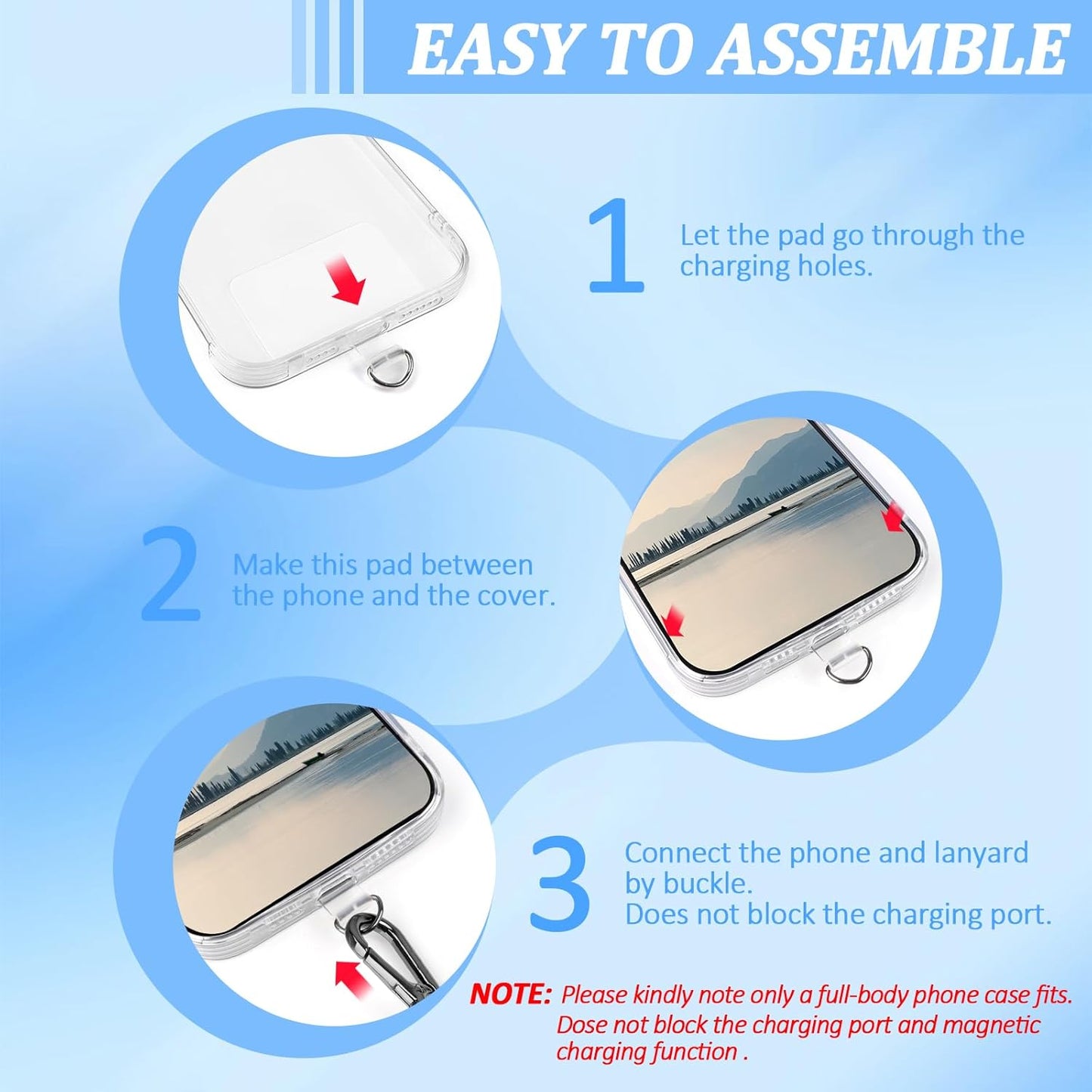 2pcs Cell Phone Wristband Anti-Theft AULEEP Cell Phone Wristband 5