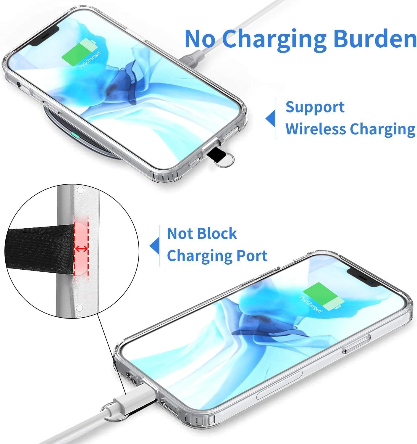 Compatible with all smartphones Black spring wrist 6
