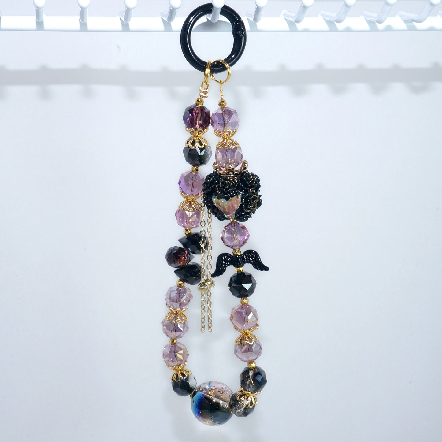 Angel Wings Crystal Phone Chain 5