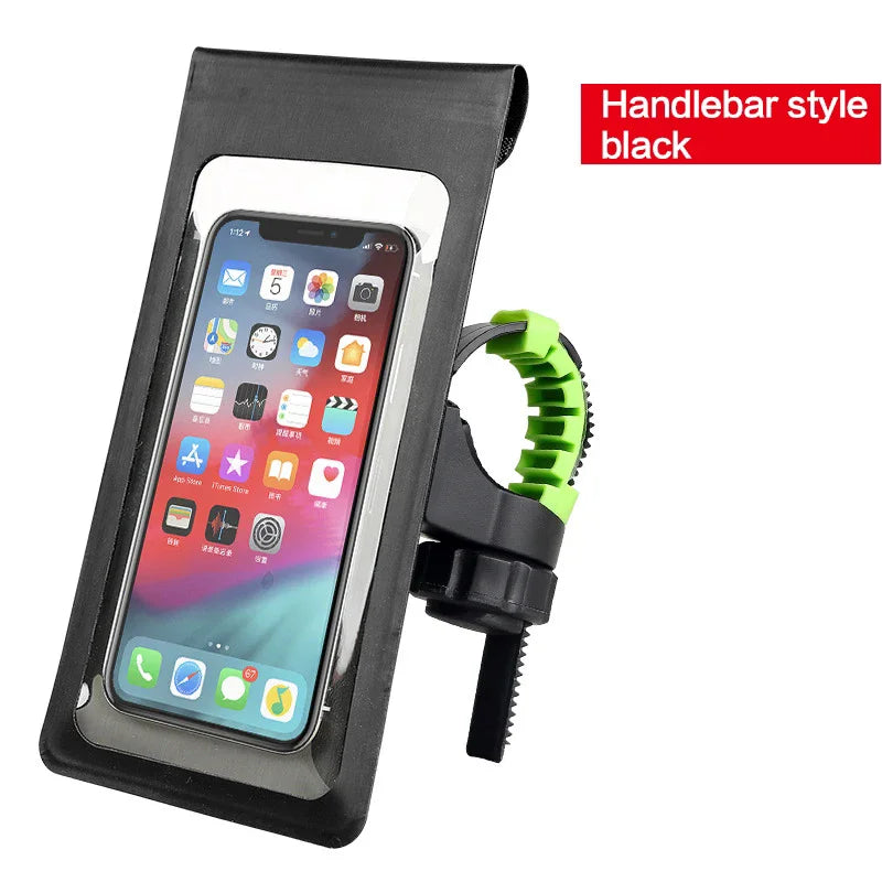 Bicycle Motorcycle Touch Screen with Rain Cover Waterproof Bag Bracket 7