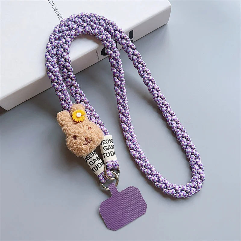 Braided mobile phone lanyar 10