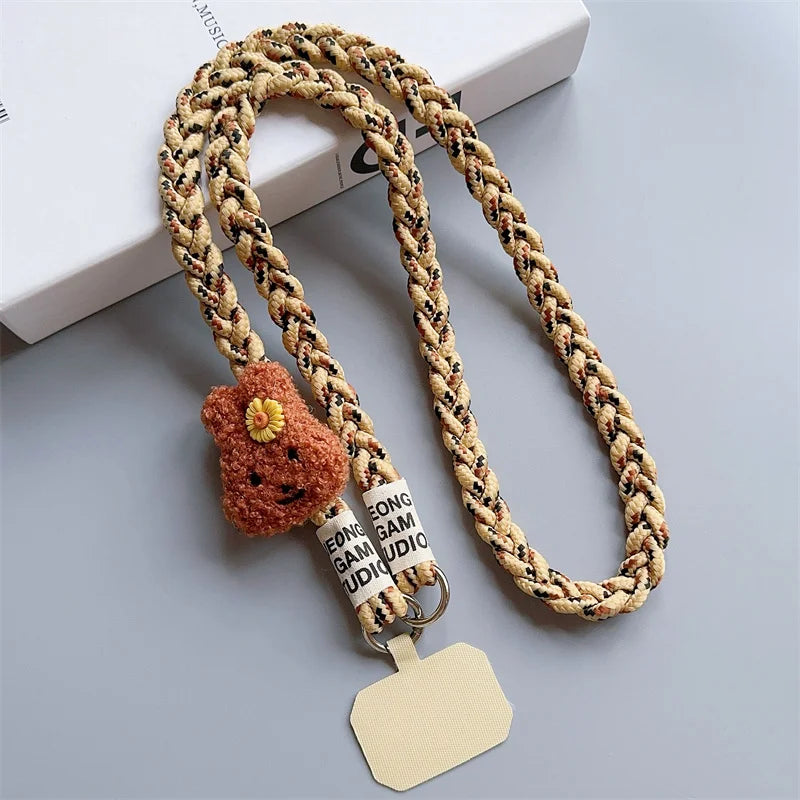 Braided mobile phone lanyar 1 1