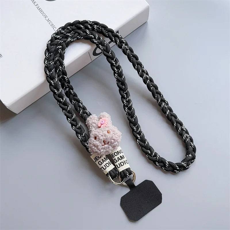 Braided mobile phone lanyar 12