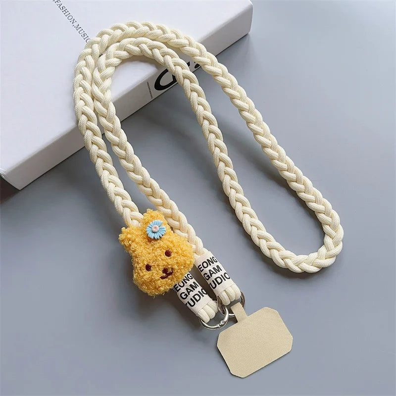 Braided mobile phone lanyar 13