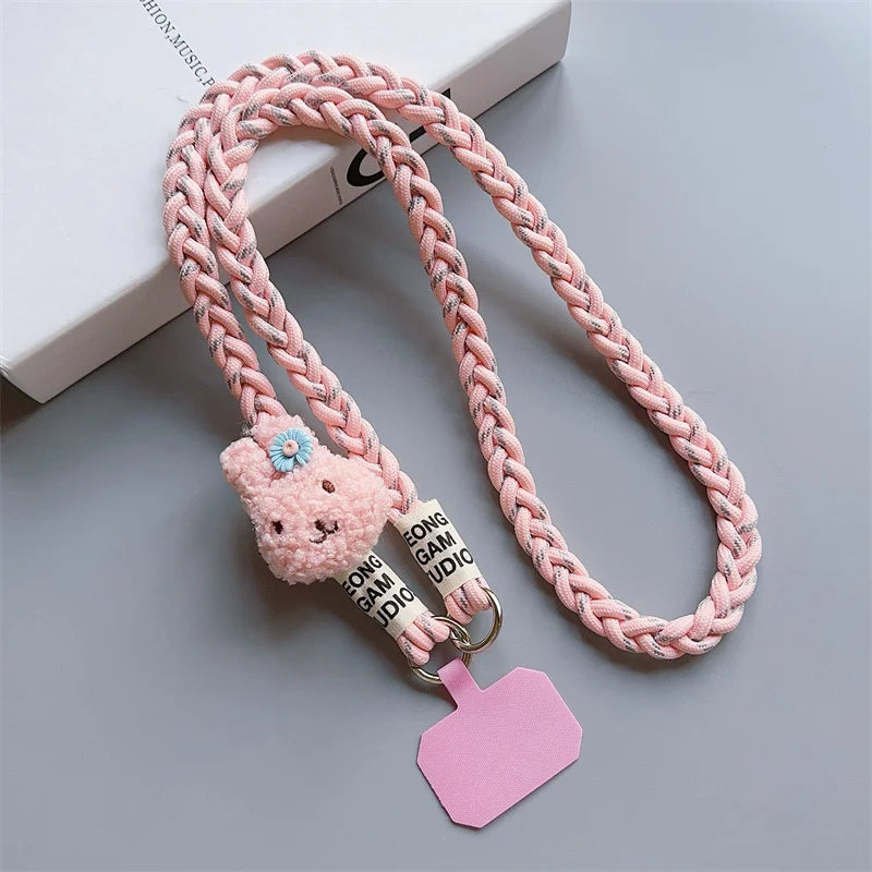 Braided mobile phone lanyar 9