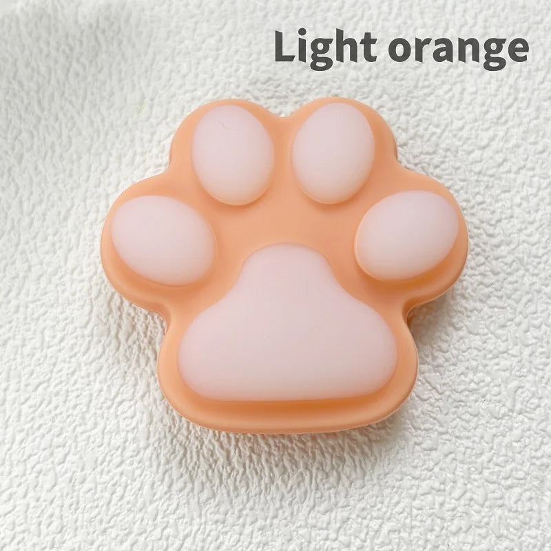 Cat paw shaped cute foldable and expandable phone grip holder 10