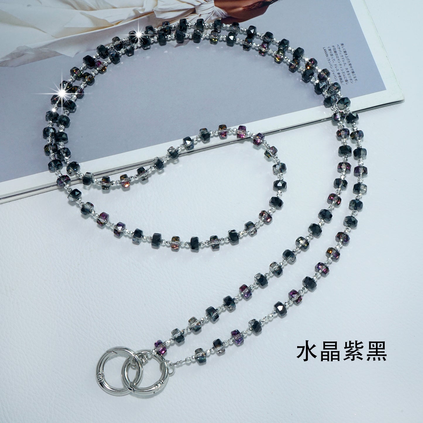 Crystal purple black