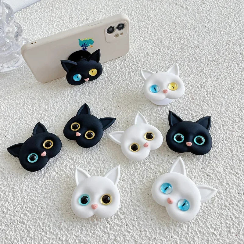 Cute cartoon cat universal folding phone holder 1