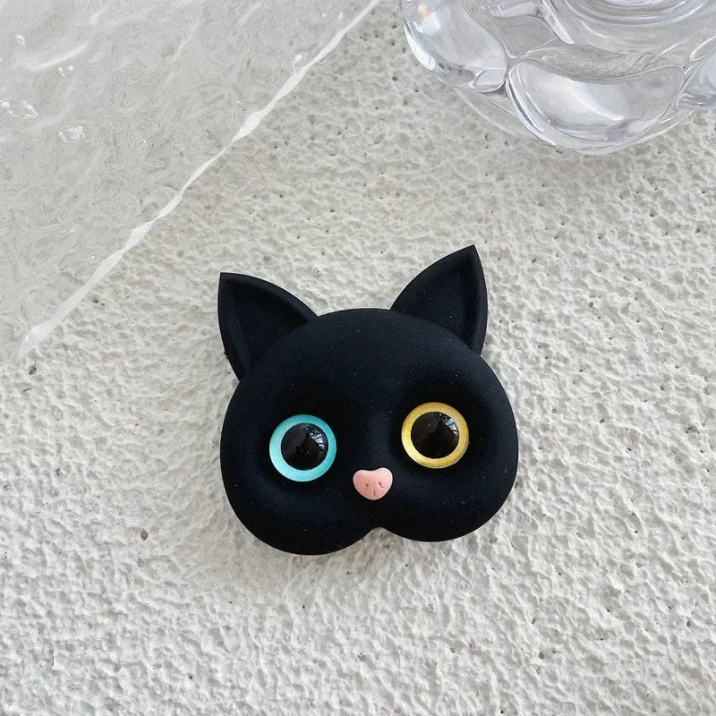 Cute cartoon cat universal folding phone holder 10