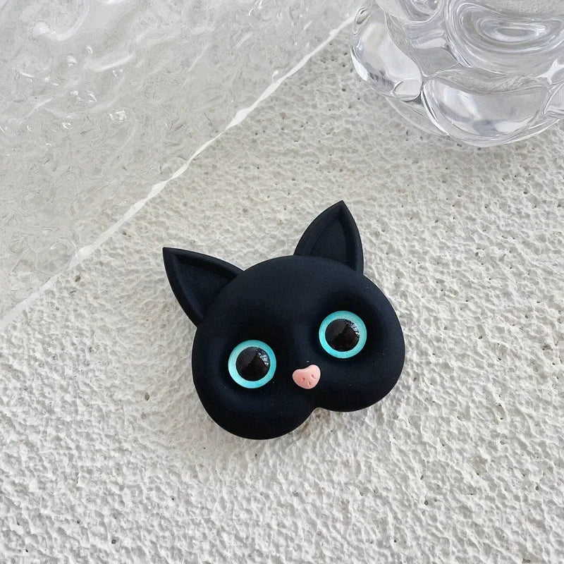 Cute cartoon cat universal folding phone holder 11
