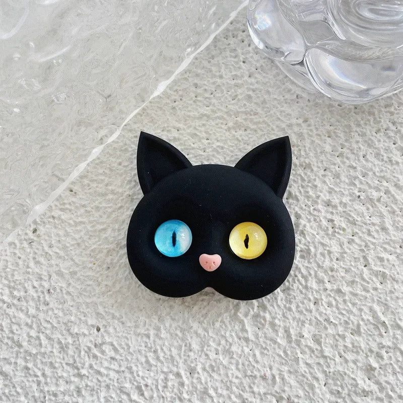 Cute cartoon cat universal folding phone holder 13