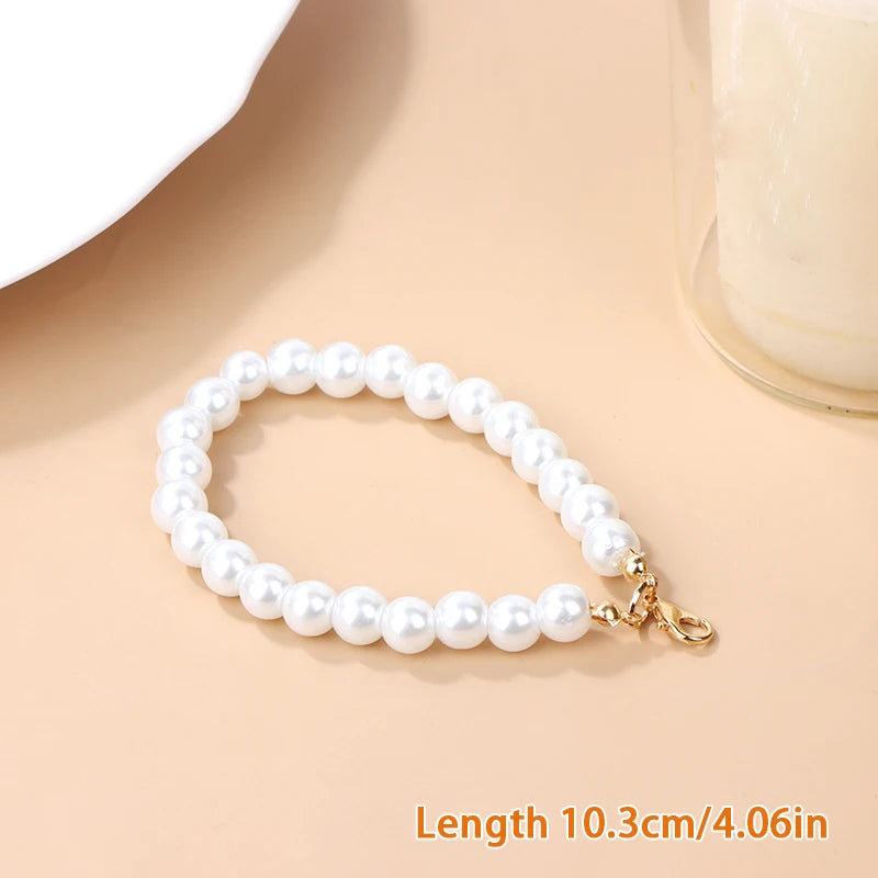DIY Faux Pearl Bag Strap Replacement Shoulder Crossbody Purse Chain Strap Handle Beaded Pearl Chain Mobile 13