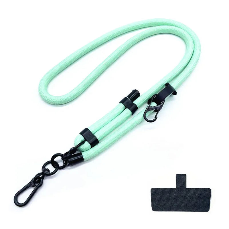 Emerald green mobile phone strap