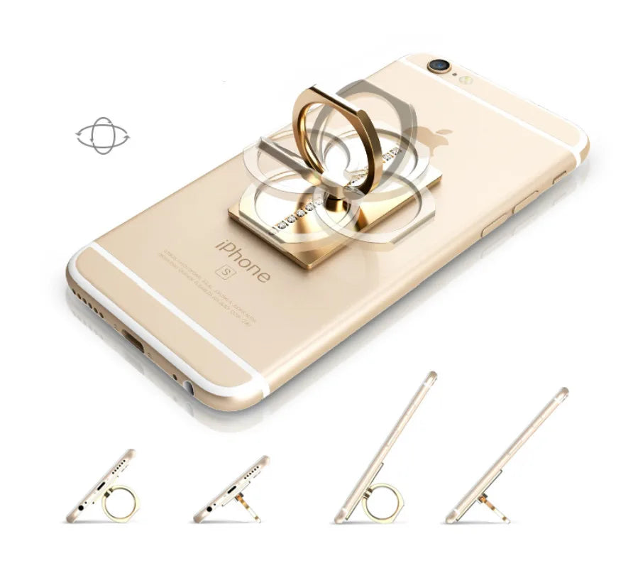 Fashionable Shiny Rhinestone Phone Ring Stand 6