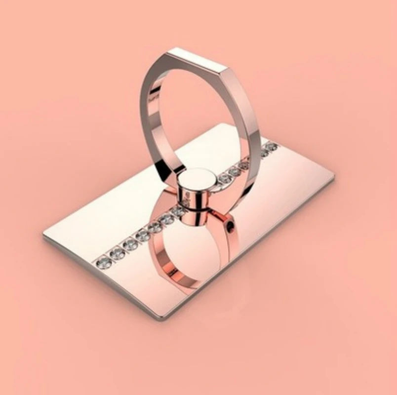 Fashionable Shiny Rhinestone Phone Ring Stand 9
