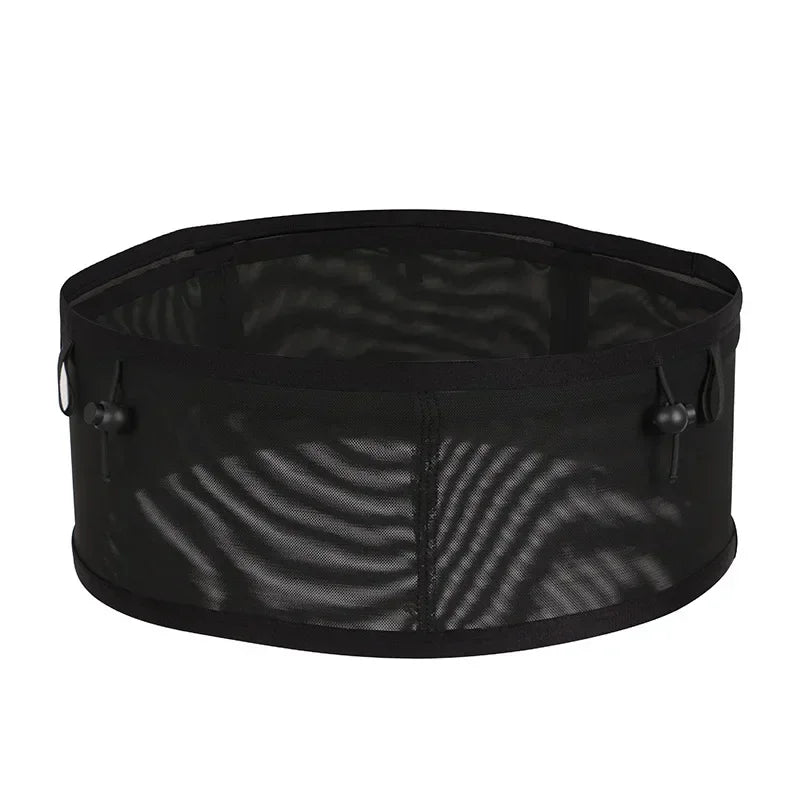 Large Capacity Multifunctional Sports Waist Bag Running Bag Elastic Mesh Mobile Phone Bag 2