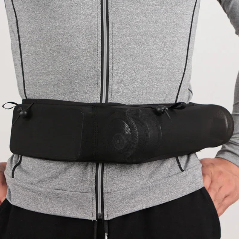 Large Capacity Multifunctional Sports Waist Bag Running Bag Elastic Mesh Mobile Phone Bag 5