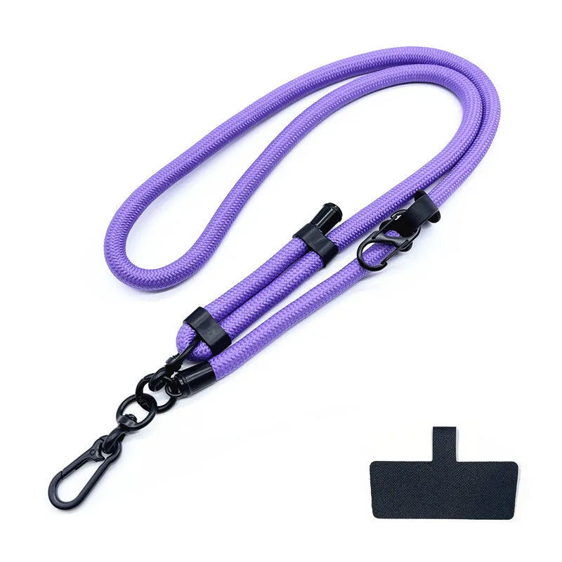 Light purple mobile phone strap