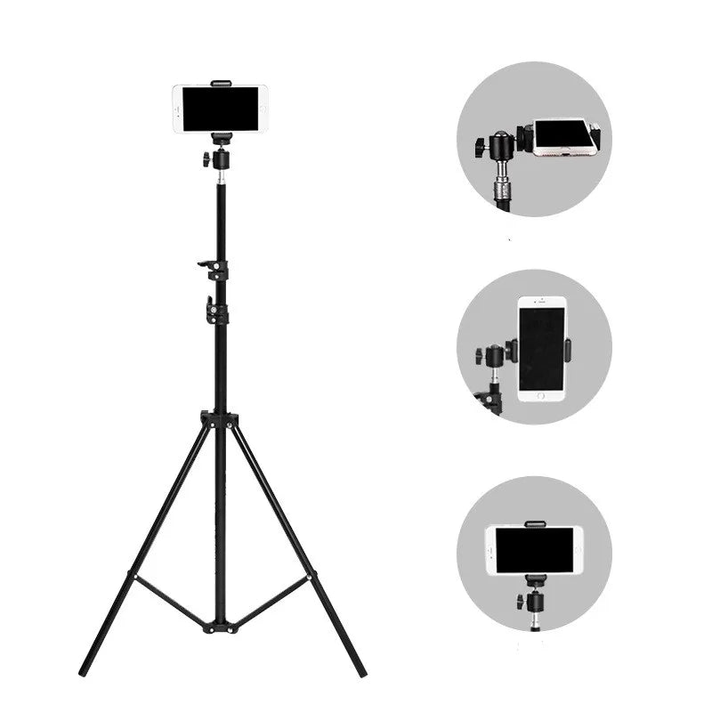 Mobile phone multifunctional video recording selfie floor tripod 2