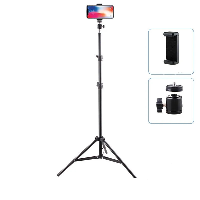 Mobile phone multifunctional video recording selfie floor tripod 3