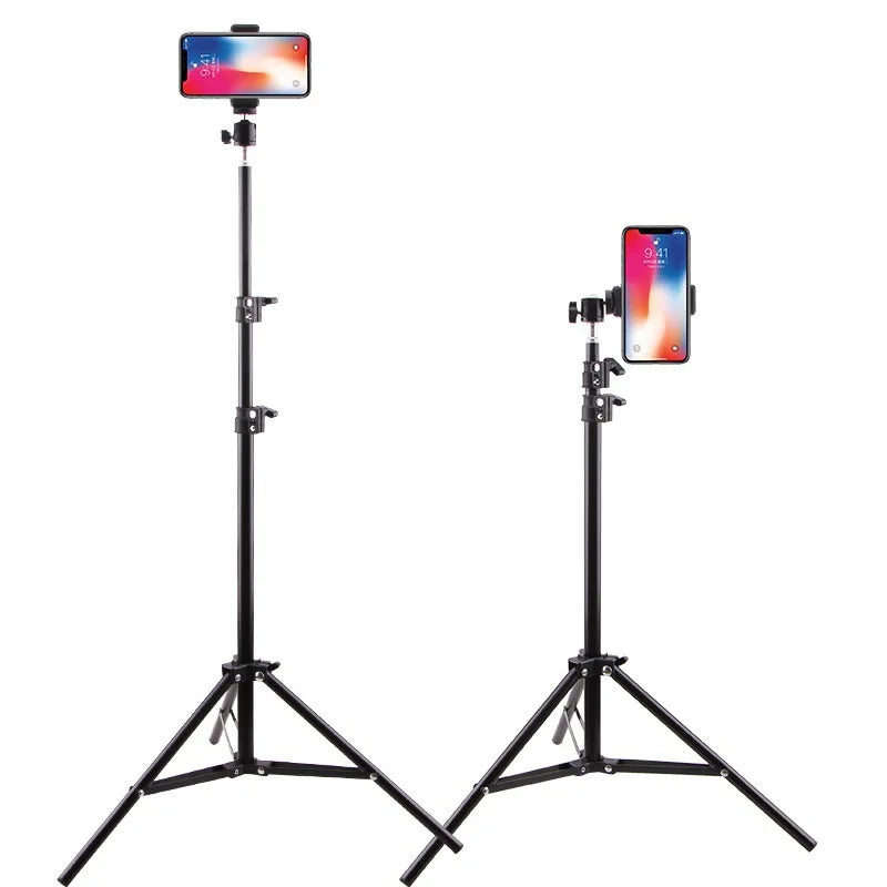 Mobile phone multifunctional video recording selfie floor tripod 4