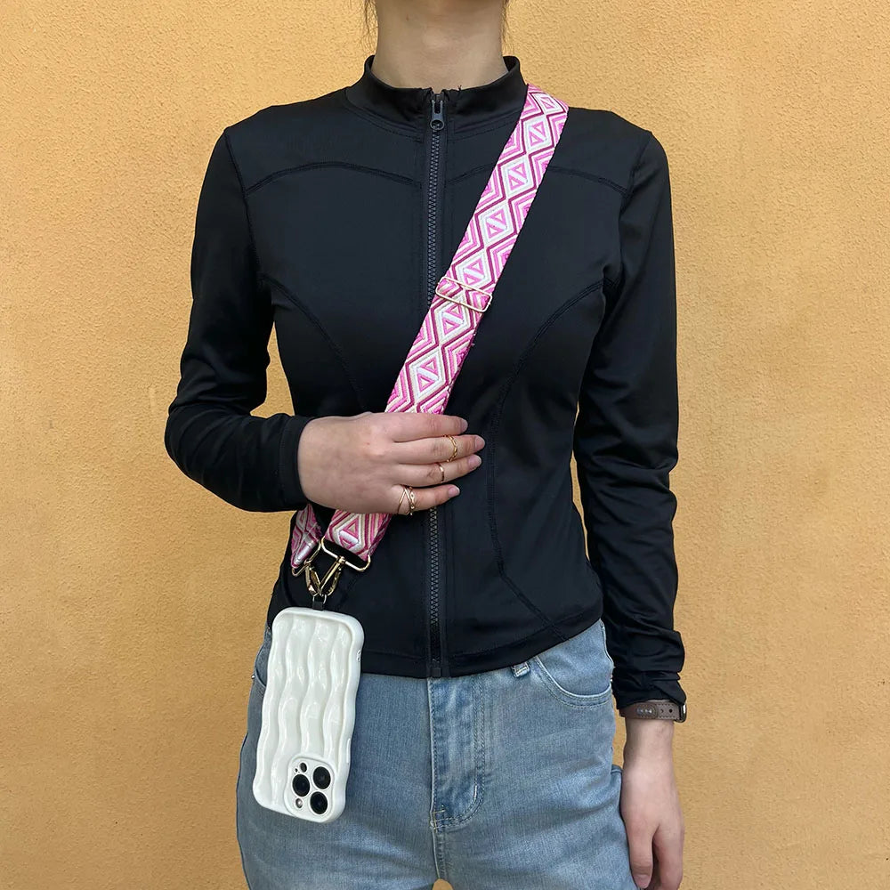 Multicolor adjustable wide mobile phone lanyard 4