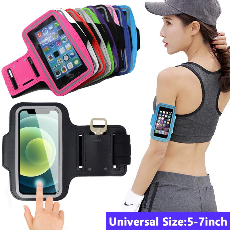 Running Sports Armband Zipper Arm Bag Protective Case 1