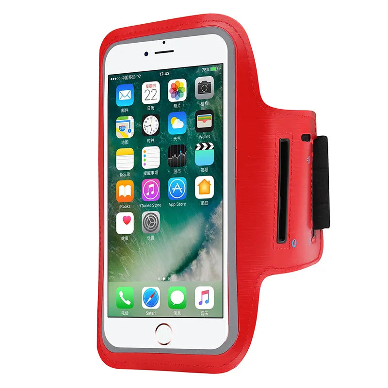 Running Sports Armband Zipper Arm Bag Protective Case 9