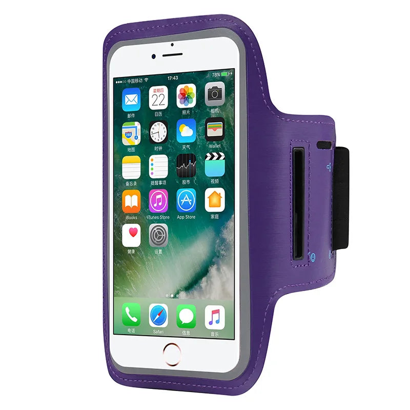 Running Sports Armband Zipper Arm Bag Protective Case 13
