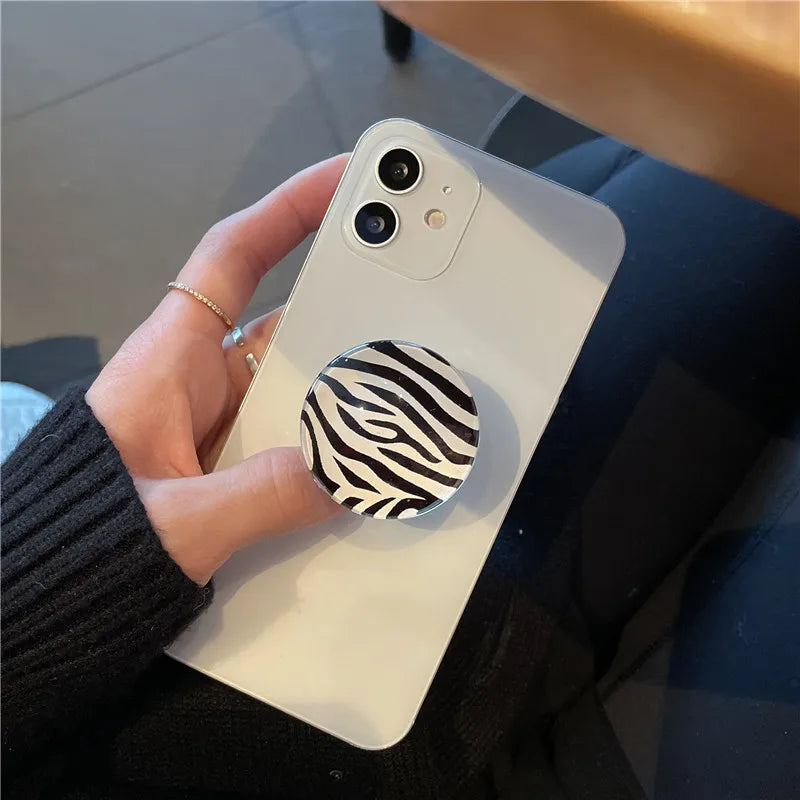 Transparent Amber Foldable Phone Ring Holder 15