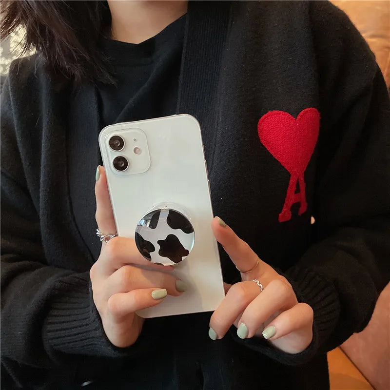 Transparent Amber Foldable Phone Ring Holder 2