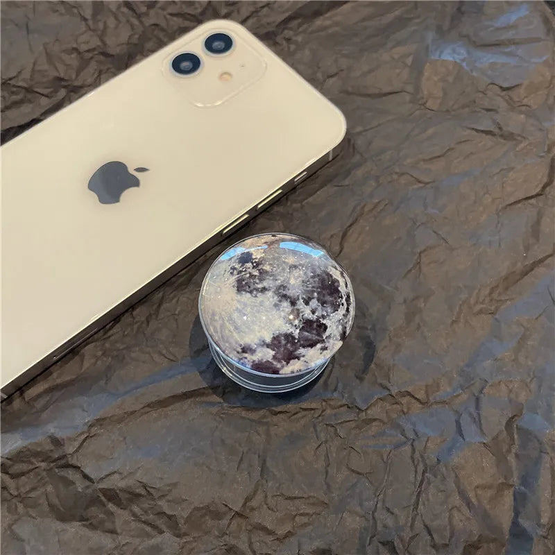 Transparent Amber Foldable Phone Ring Holder 7