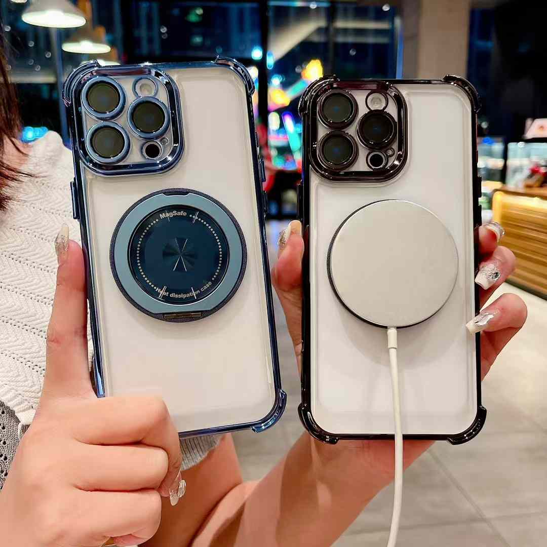 Transparent phone case for iPhone 11-16 3