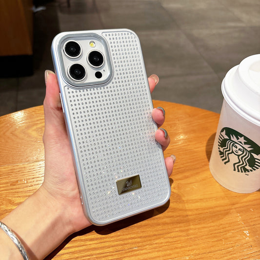 White diamond phone case