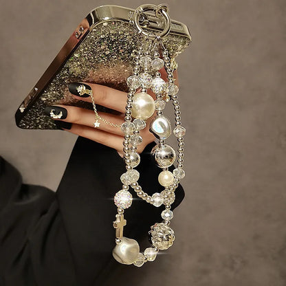 Creative Silver Keychain Fashion Phone Lanyard 2