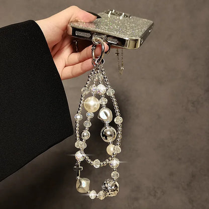 Creative Silver Keychain Fashion Phone Lanyard 5