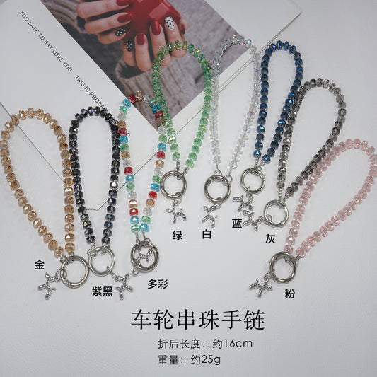 Fashion mobile phone strap beaded mobile phone strap