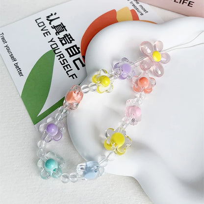 Macaron Color Mobile Phone Lanyar Wrist Strap Hand held Chain Short Anti lost Cell 5