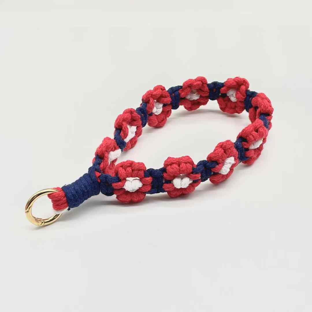 Red Daisy Phone Strap